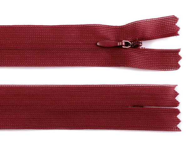 Nahtverdeckter Nylon-Reißverschluss Nr. 3, Länge 60 cm, Dederon