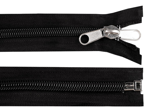 Nylon-Zeltreißverschluss Nr. 10 mit doppelseitigem Schieber, Länge 280 cm