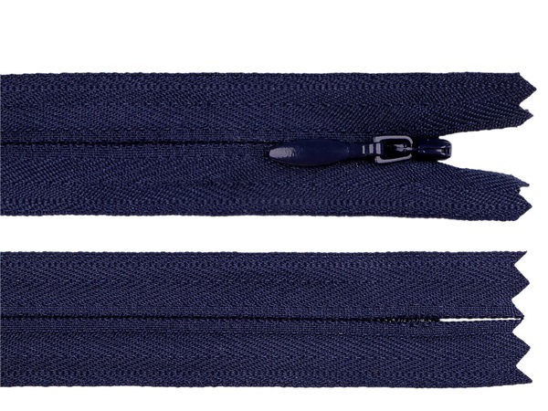 Nahtverdeckter Nylon-Reißverschluss YKK Nr. 4, Länge 60 cm