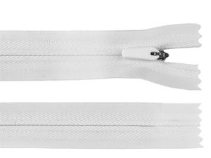 Premium 25 cm nahtverdeckter Spiralreißverschluss (Größe 3, nicht teilbar) mit Semi-Autolock-Schieber