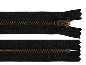 Metallreißverschluss YKK Nr. 4, Länge 18 cm (Jeans)