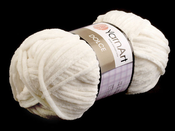 YarnArt Dolce Premium Chenillegarn – Weiches samtiges Strick- und Häkelgarn (100g)