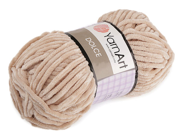 YarnArt Dolce Premium Chenillegarn – Weiches samtiges Strick- und Häkelgarn (100g)