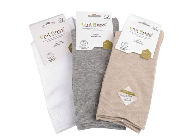 Emi Ross Premium Damen-Baumwollsocken – Bequeme, atmungsaktive Socken mit flacher Zehennaht
