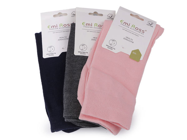 Emi Ross Premium Damen-Baumwollsocken – Bequeme, atmungsaktive Socken mit flacher Zehennaht