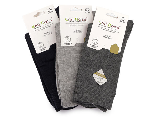 Emi Ross Premium Damen-Baumwollsocken – Bequeme, atmungsaktive Socken mit flacher Zehennaht