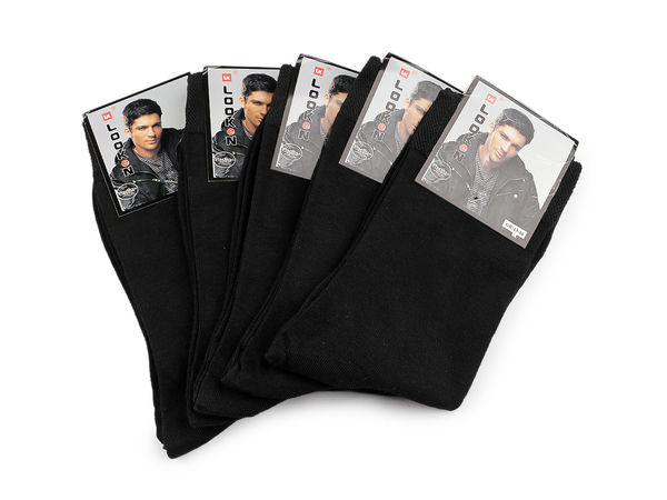 Premium Herren-Socken-Set aus Baumwolle (7er-Pack) - Atmungsaktive Kniestrümpfe mit druckfreiem Bund, Schwarz