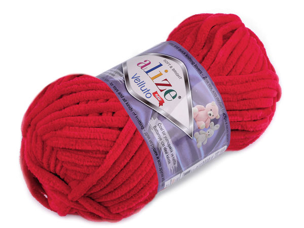Alize Velluto Premium Chenillegarn - Super Bulky 100g Strick- & Häkelgarn