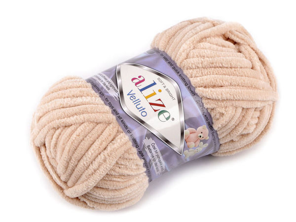 Alize Velluto Premium Chenillegarn - Super Bulky 100g Strick- & Häkelgarn
