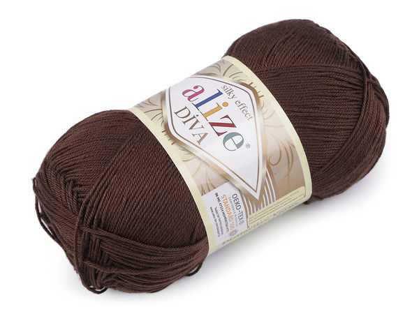 Alize Diva Premium Strick- und Häkelgarn (100g) – Weiches Garn mit Seideneffekt