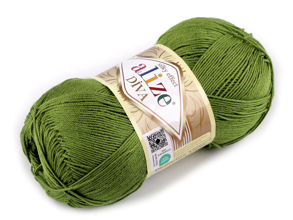 Alize Diva Premium Strick- und Häkelgarn (100g) – Weiches Garn mit Seideneffekt