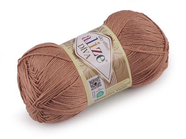 Alize Diva Premium Strick- und Häkelgarn (100g) – Weiches Garn mit Seideneffekt
