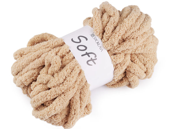 Chenille-Strickgarn Soft 250 g