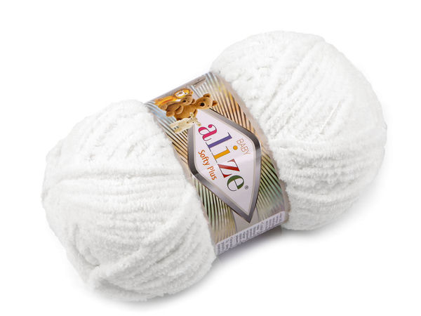 Alize Softy Plus Chenille Strick- und Häkelgarn - 100g Premium Plüschgarn