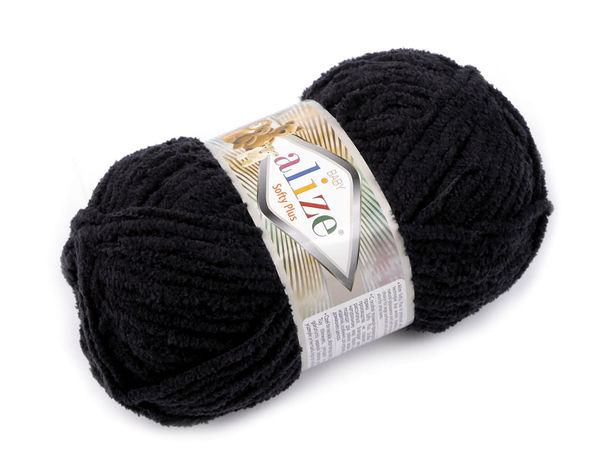 Alize Softy Plus Chenille Strick- und Häkelgarn - 100g Premium Plüschgarn