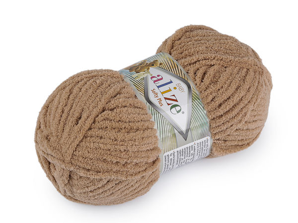 Alize Softy Plus Chenille Strick- und Häkelgarn - 100g Premium Plüschgarn
