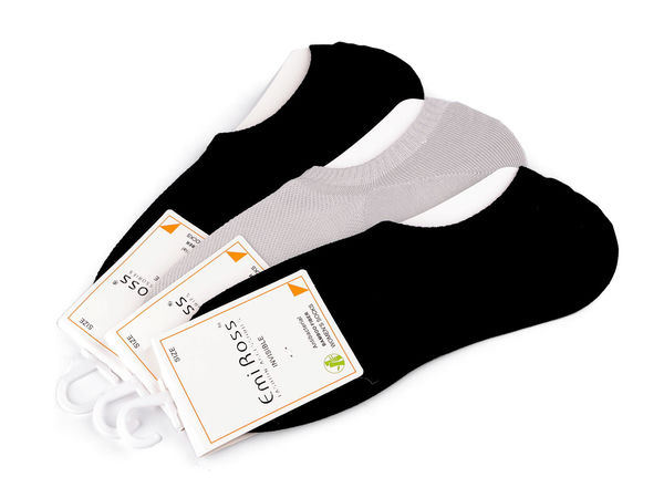Emi Ross Premium Bambus-Sneakersocken - Atmungsaktive, tief ausgeschnittene Füßlinge mit rutschfestem Silikon-Fersengrip