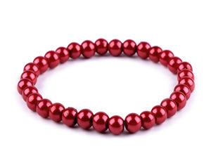 Elegantes Stretch-Kunstperlenarmband - Klassisches Perlenarmband mit edlem Glanz und universeller Passform