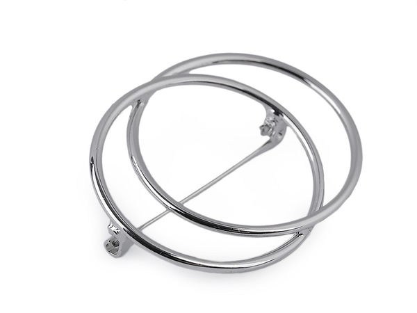 Minimalistische Brosche Kreise
