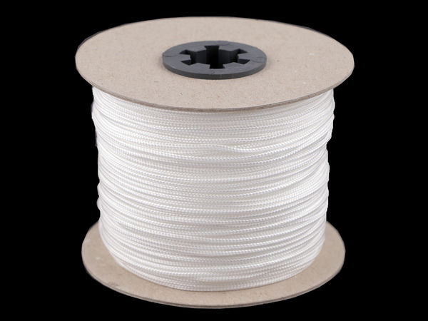 Premium-Vorhangkordel und Jalousieschnur aus Polyester - 1,6 mm Durchmesser (100m Spule)
