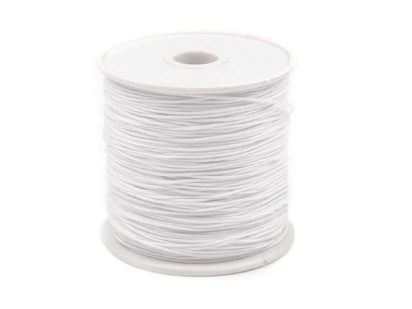 Premium Polyester Schmuckkordel Ø 0,5 mm | Robuster Faden für Makramee, Perlenarbeiten und Basteln