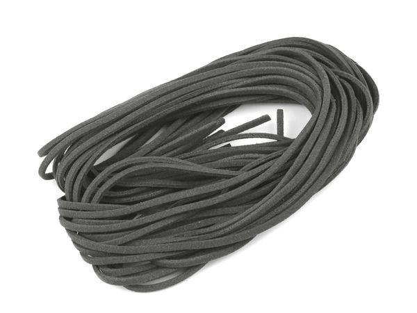 Premium flaches Öko-Lederband, 3 mm Breite - Kunstlederband für die Schmuckherstellung, Handarbeiten und dekorative Schnürungen