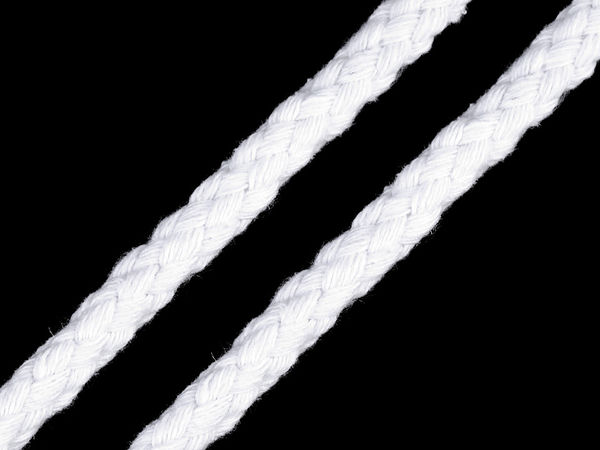 Premium 8 mm geflochtene Baumwollkordel für Hoodies, Taschen und Bastelprojekte