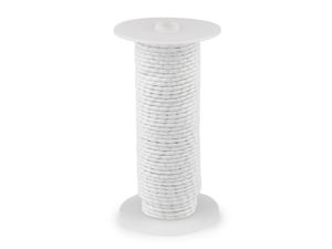 Premium-Bleiband für Gardinen - 30g/m Beschwerungsband für Vorhänge & Dekostoffe (Weiß)