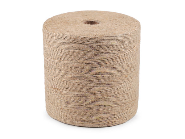 Jutegarn / Juteschnur Ø 1 mm zum Stricken von Taschen und für Dekorationen