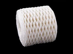 Premium Raffia-Papiergarn - 1,5 mm Naturbastband zum Häkeln, Stricken und Basteln