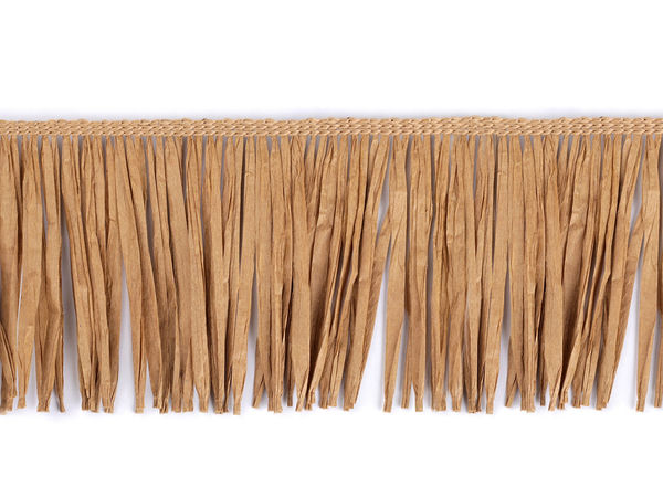 Raffia-Fransenborte, Breite 90 mm