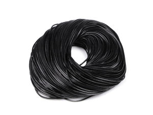 Premium-Flachlederband (2 mm Breite) für Schmuckherstellung & Bastelarbeiten