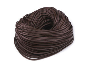 Flaches Lederband Breite 3 mm