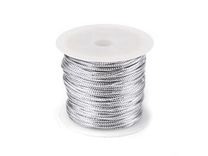 Rundkordel mit Lurex Ø 2 mm, Weihnachten