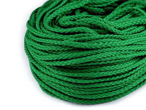 Premium 6mm Polyesterkordel (PES) – Flexible Kordel und Bastelschnur für Kleidung, Accessoires und Dekoration