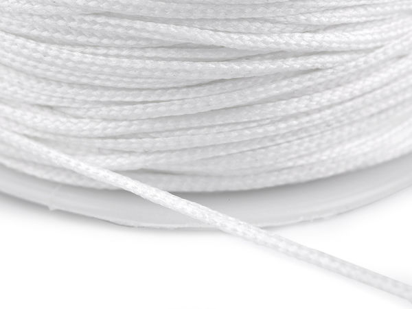Premium 2mm Polyesterkordel (PES) – Strapazierfähige Universalkordel für Bekleidung, Schmuck und Bastelarbeiten