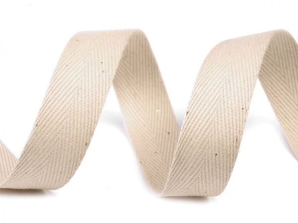 Premium Fischgrat-Köperband (14 mm Breite) – Strapazierfähiges Webband für Kordelzüge, Bekleidung und Näharbeiten