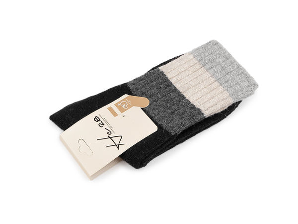 Premium Wollkniestrümpfe für Damen - Weiche Winter-Strumpfwaren und gemütliche Socken für Zuhause