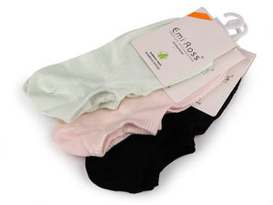 Emi Ross Damen Bambus Sneakersocken - Premium Kurzschaftsocken (Verschiedene Farben)