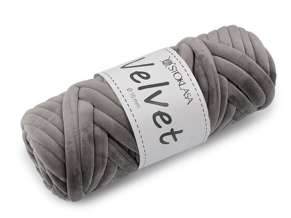 Premium Marshmallow Samt-Schlauchgarn - 10 mm Chunky-Garn (500g) für Handstricken & XXL-Häkeln