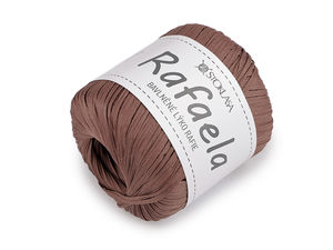 Rafaela 4mm flaches Baumwollbast-Garn - Premium-Band in Bast-Optik zum Häkeln und Basteln