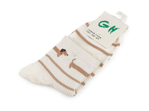 Premium-Baumwoll-Sneakersocken mit Dackel-Motiv für Damen und Mädchen - Bequeme, atmungsaktive Kurzsocken