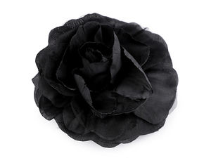 Brosche / Rose mit Clip Ø 10 cm