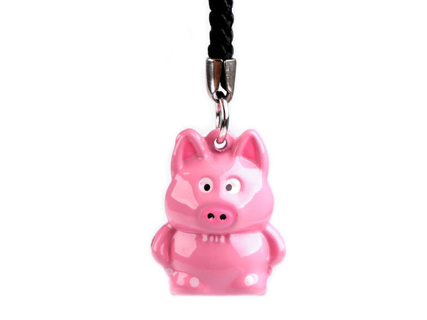 Niedlicher Schlüsselanhänger mit Glöckchen im Tier- & Figuren-Design - Bezaubernder Taschenanhänger & Handyschmuck