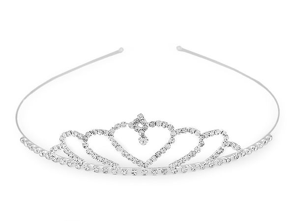 Eleganter Strass-Tiara-Haarreif - Premium-Strasskrone für Hochzeiten, Abschlussbälle, Schönheitswettbewerbe & festliche Anlässe