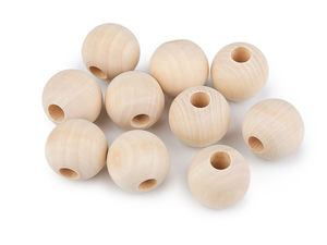 Holzperlen unbehandelt Ø25 mm