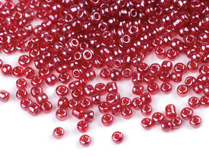 Rocailles-Perlen 8/0 - 3 mm, leuchtende Farben