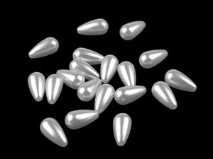 Glance Tropfen-Kunstperlen - Leichte 8x16mm Acrylperlen für die DIY-Schmuckherstellung & Bastelarbeiten