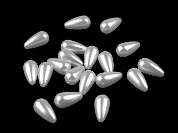 Glance Tropfen-Kunstperlen - Leichte 8x16mm Acrylperlen für die DIY-Schmuckherstellung & Bastelarbeiten