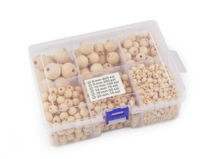 Holzperlen-Set in einer Box
